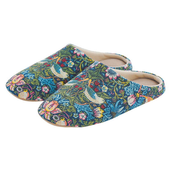 モリスワールドコレクション ルームスリッパ ネイビー