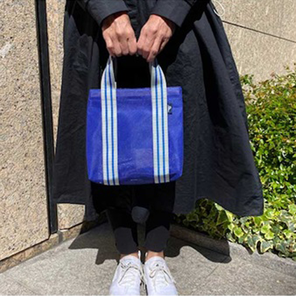 メッシュバッグ ブルー